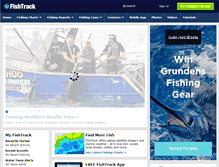 Tablet Screenshot of fishtrack.com